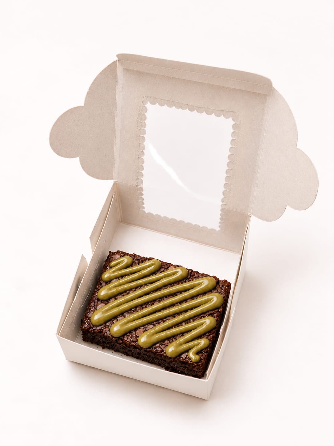 Brownie with Pistachio Spread - Image 1